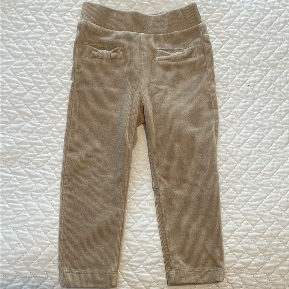 Mayoral Tan Leggings Elastic Waistband Pull-On